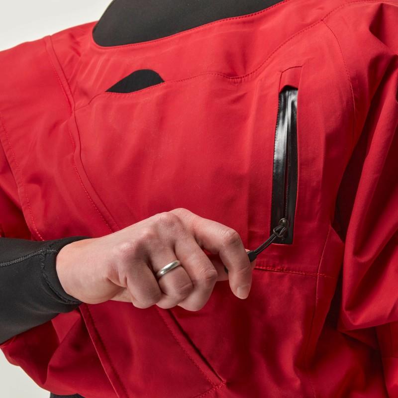 Crux Dry Suit - Womens - pomegranate 1