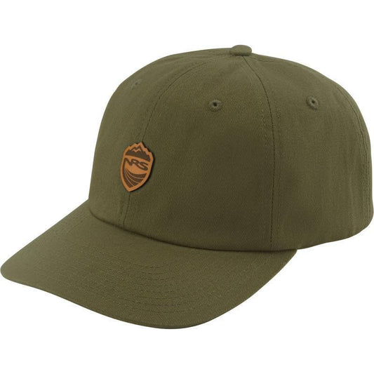 Dad Hat - Loden / Leather Logo 1