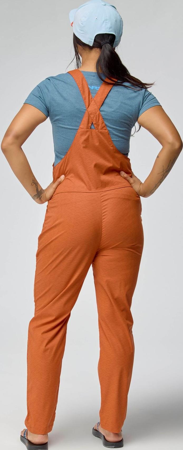 Eddy Out Overalls - Womens - rust layers 1