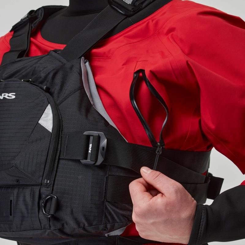 Foray Dry Suit - Mens - red 1