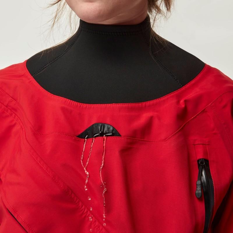 Foray Dry Suit - Womens - red 1