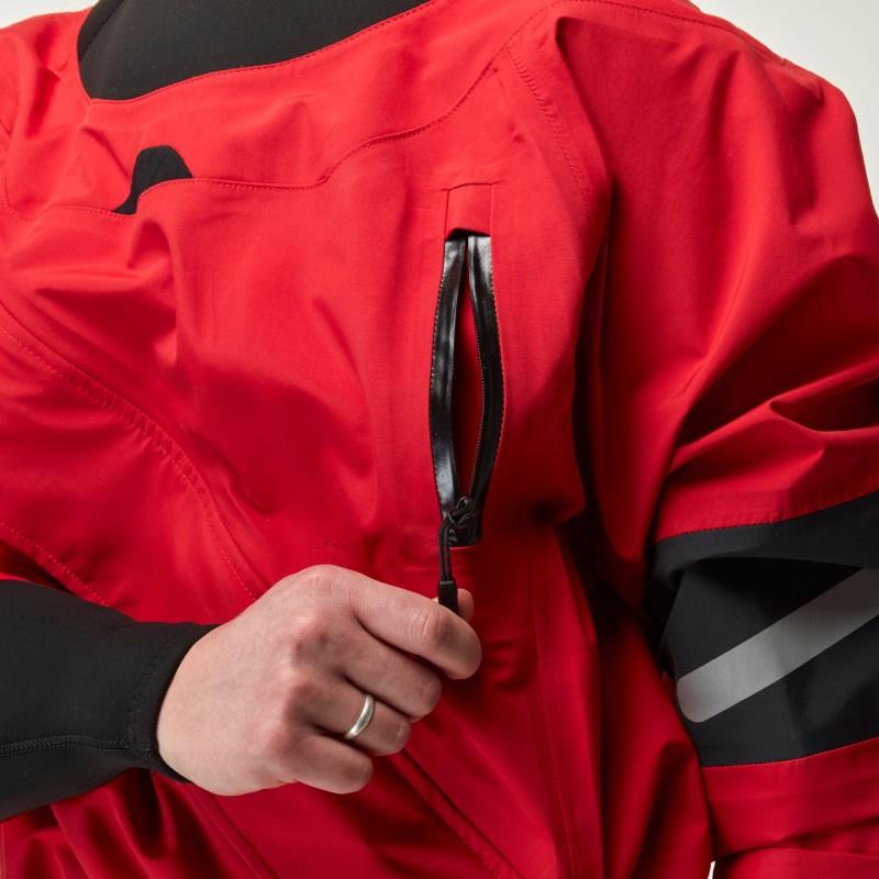 Foray Dry Suit - Womens - red 1