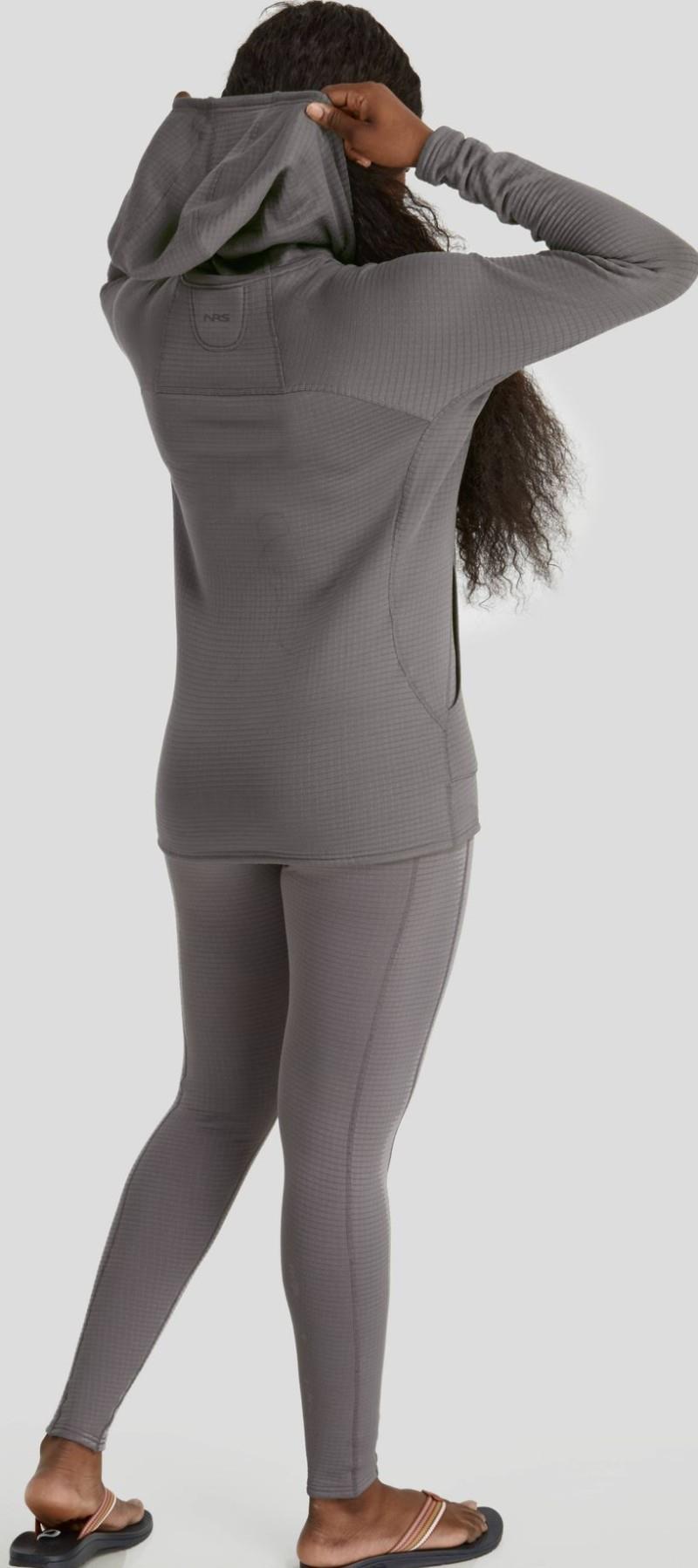 Lightweight Hoodie - Womens - smoke 1