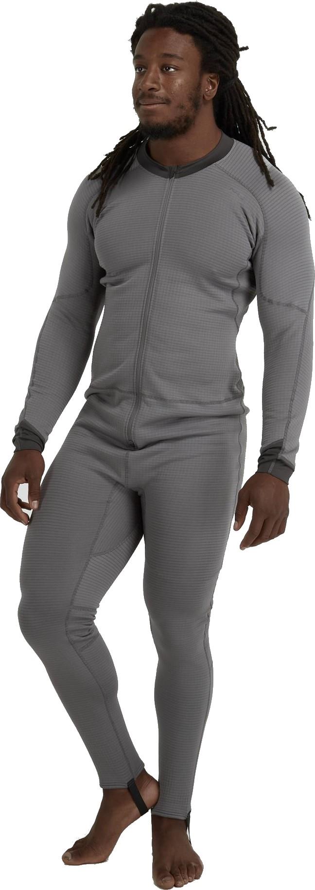 Lightweight Union Suit - Mens - smoke 1