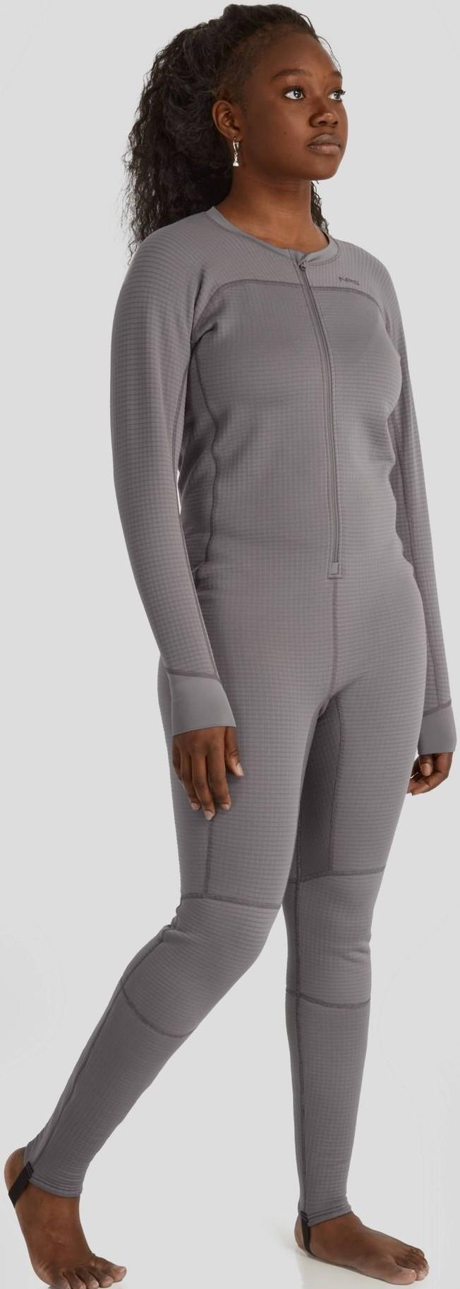 Lightweight Union Suit - Womens - smoke 1