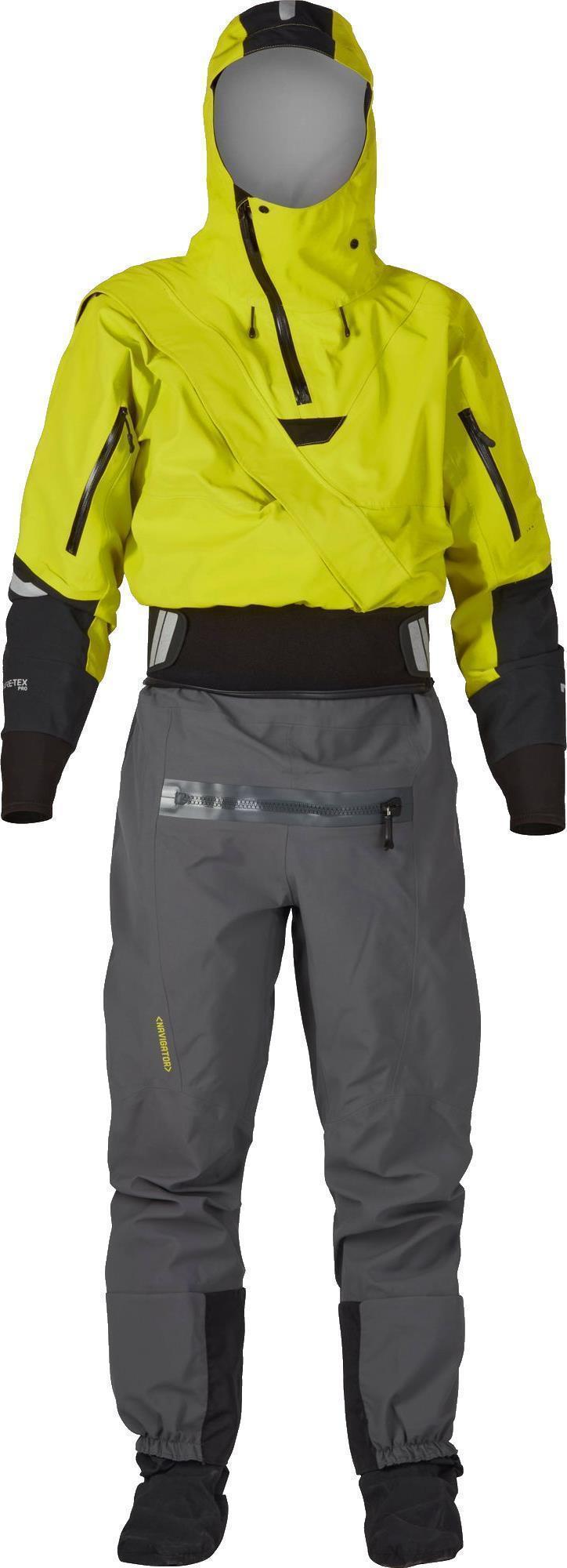 Navigator GTX Pro Semi-Dry Suit - Mens - Chartreuse 1