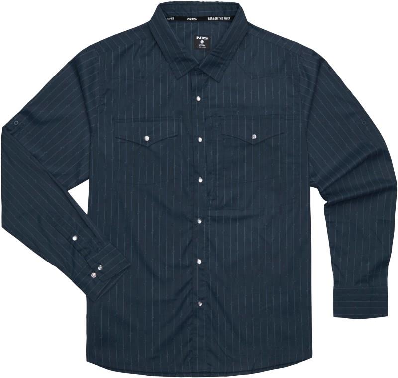 Rodeo LS Shirt - Mens - navy stripes 1