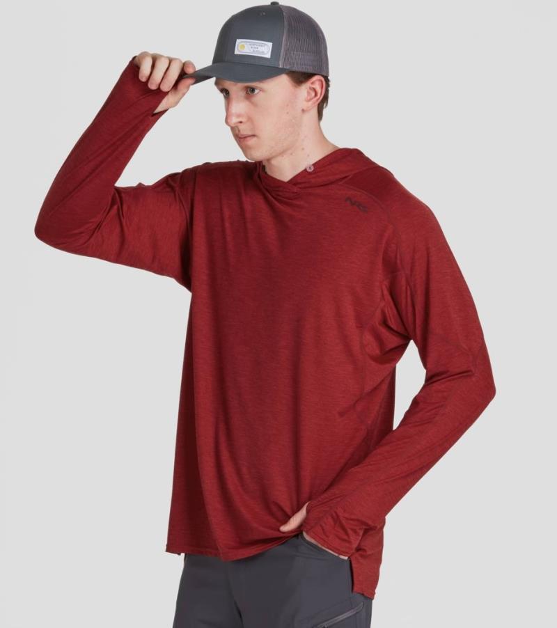 Silkweight Hoodie - Mens - Vino 3