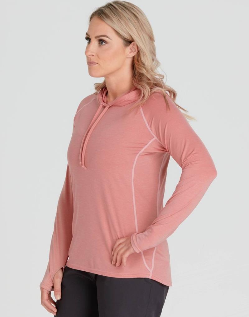 Silkweight Hoodie - Womens - Mauve 4