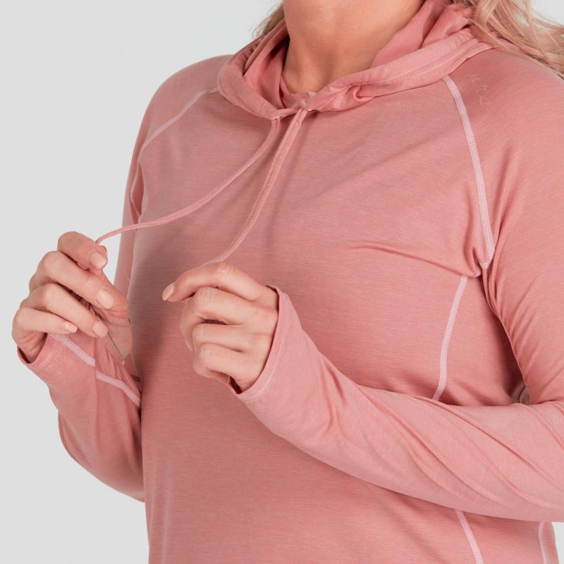 Silkweight Hoodie - Womens - Mauve 6