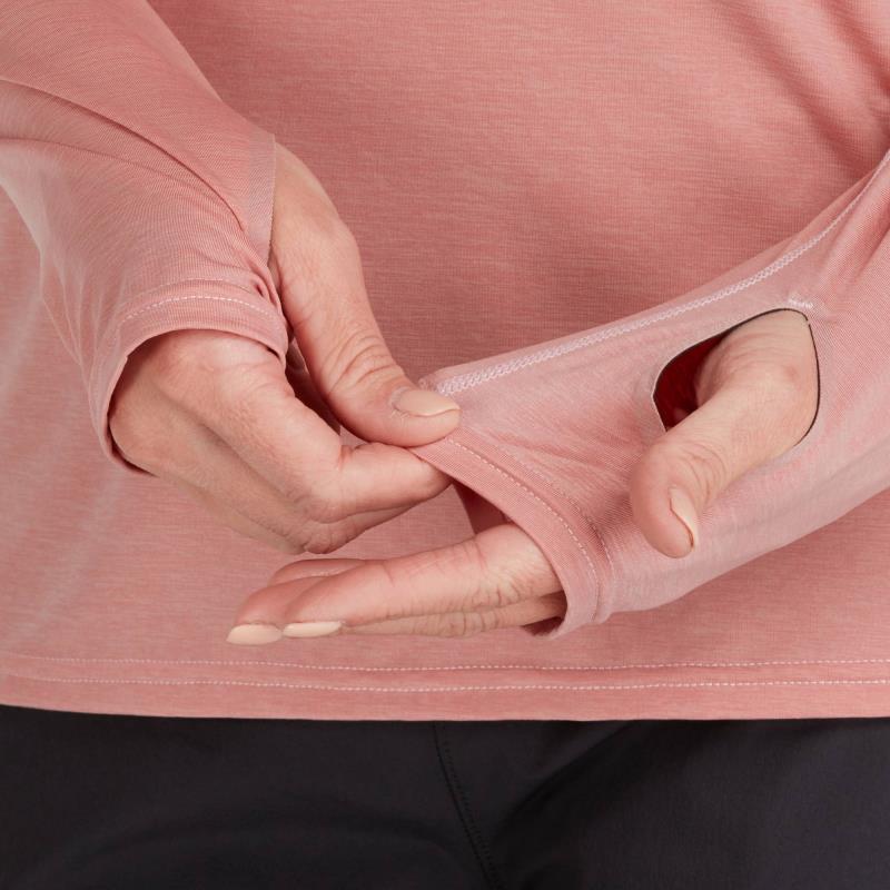Silkweight Hoodie - Womens - Mauve 7