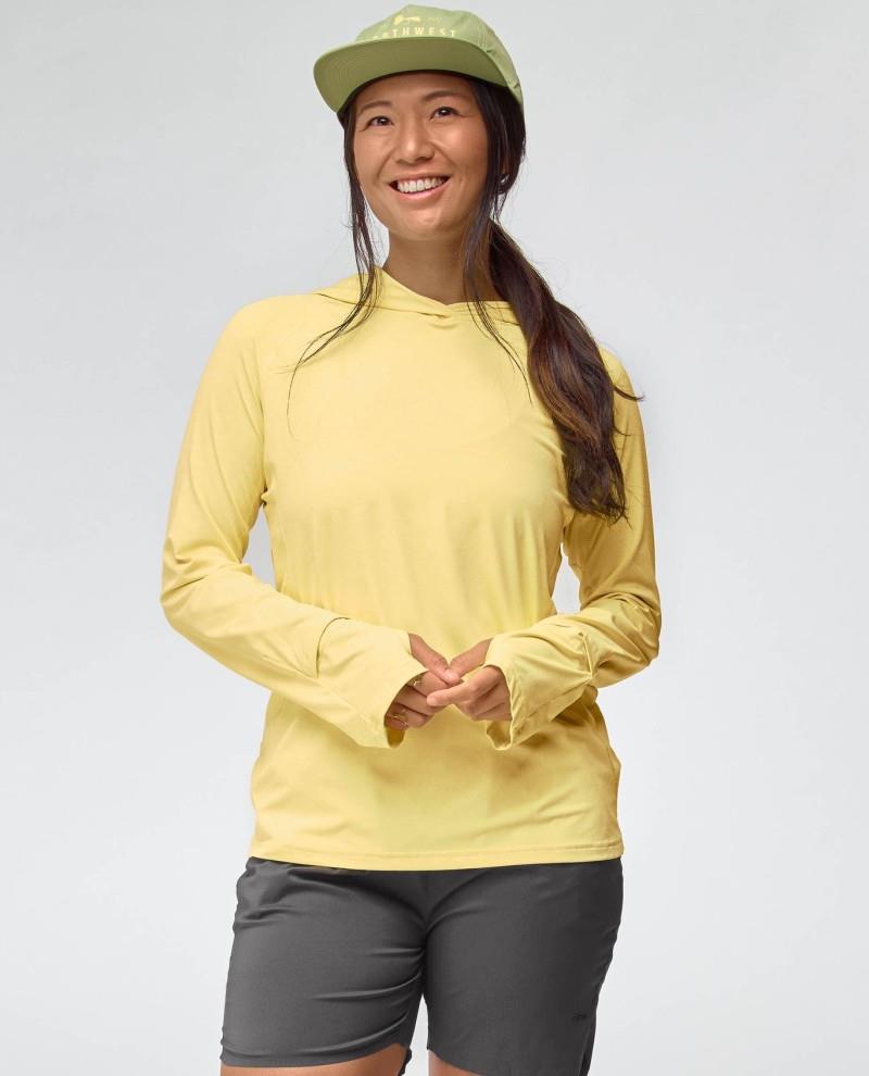 Silkweight Hoodie - Womens - lemongrass 1