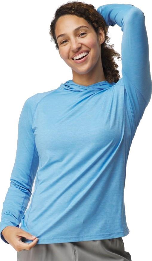 Silkweight Hoodie - Womens - marina 1