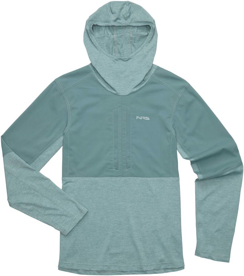 Silkweight Hybrid Hoodie - Womens - slate 1