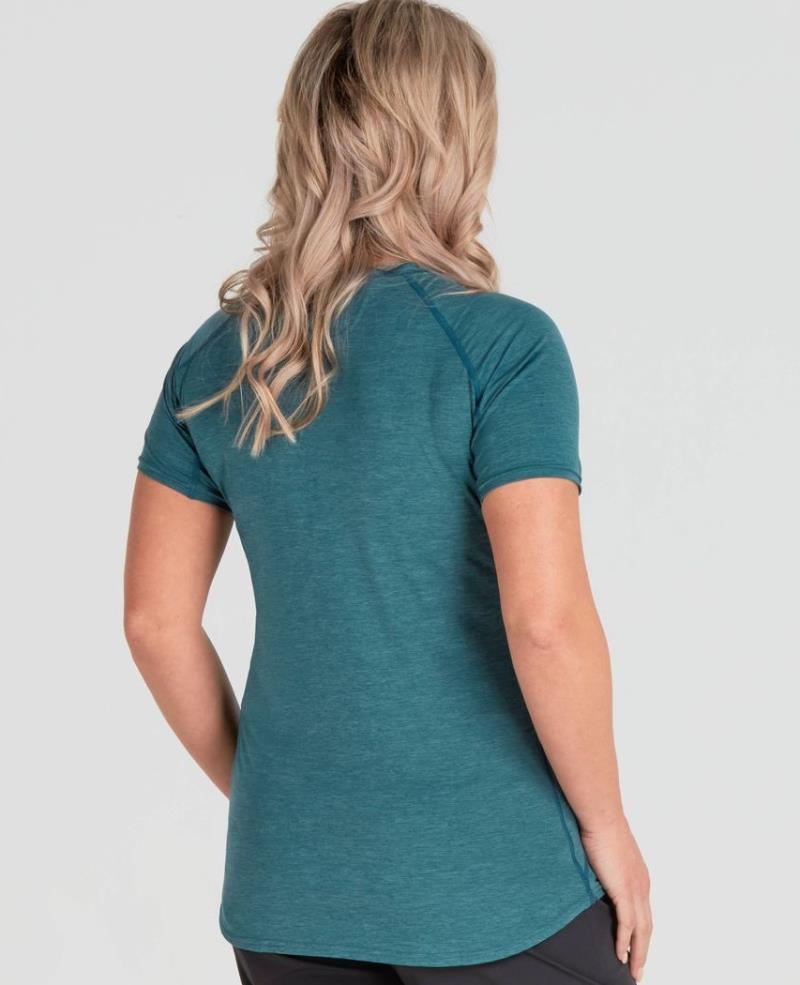 Silkweight SS Shirt - Womens - Mediterranean 5