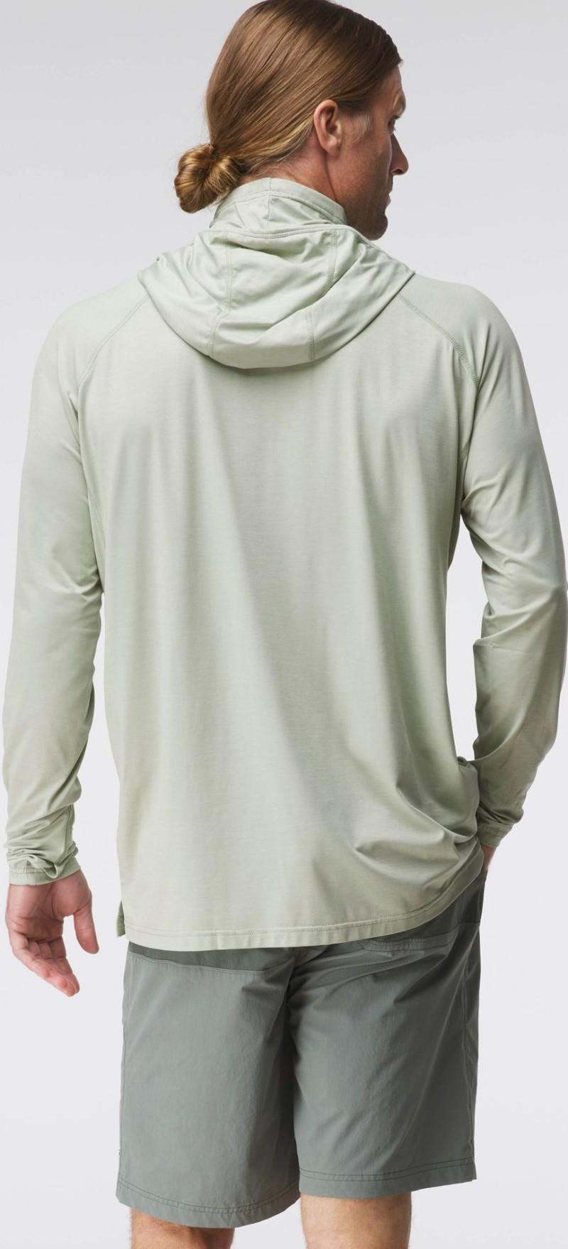 Silkweight Varial Hoodie - Mens - desert sage 1