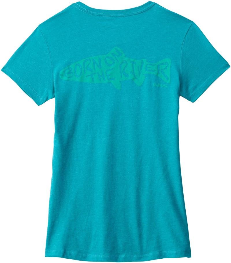 Trout T-Shirt - Womens - teal 1