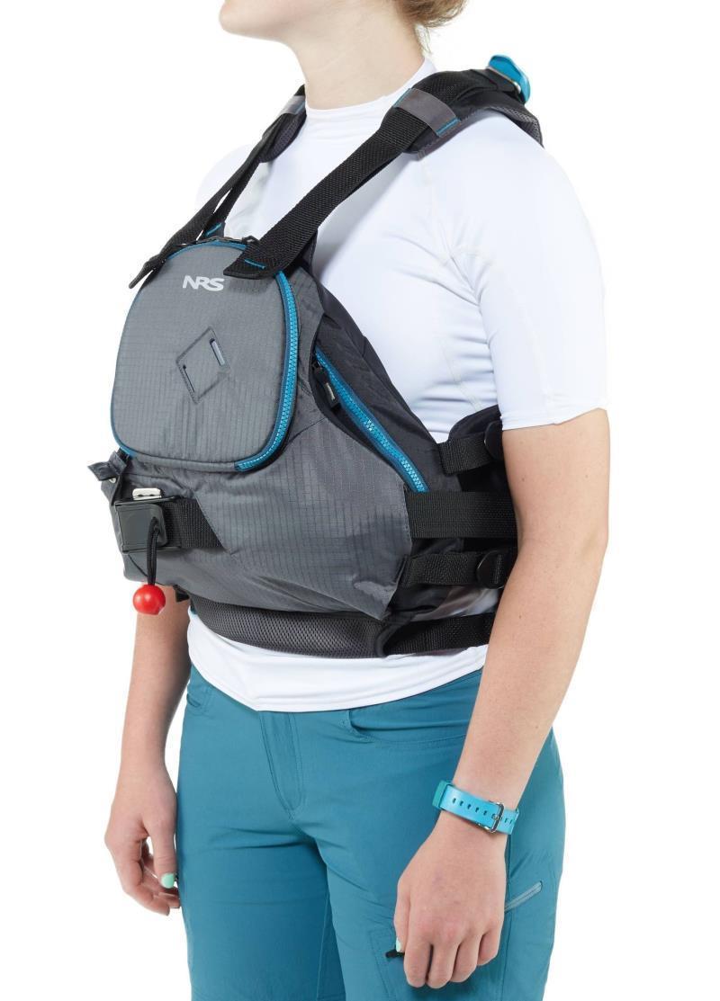 Zen Rescue PFD - Charcoal / Teal 6