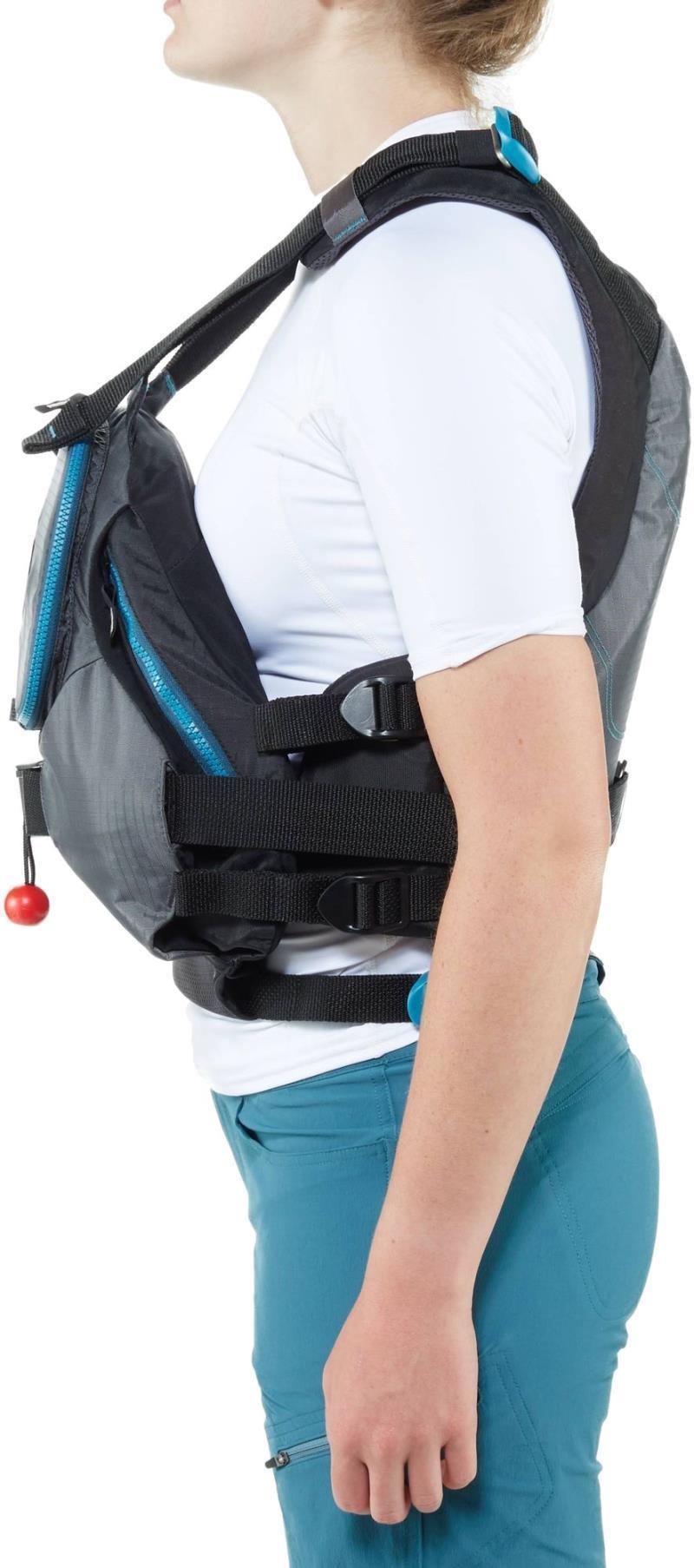 Zen Rescue PFD - Charcoal / Teal 7