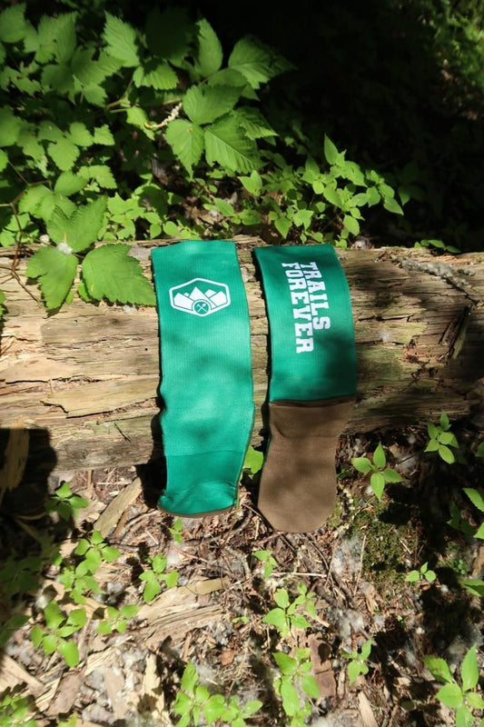 Trails Forever Crew Socks - green 1
