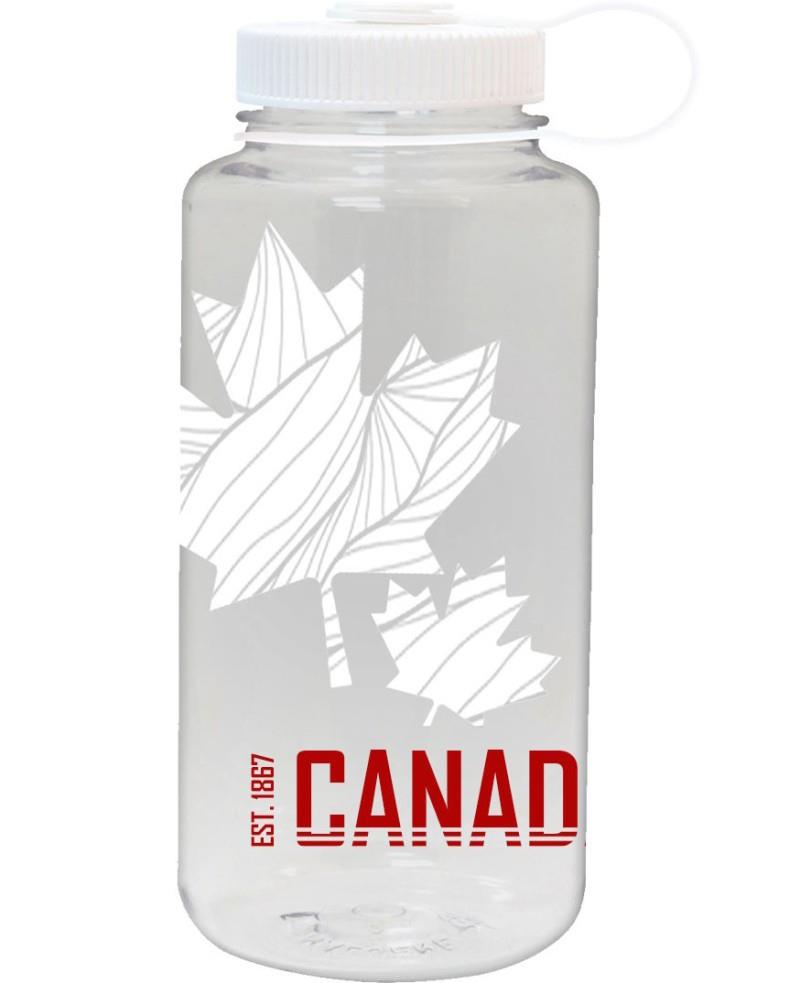 Canada Design Wide Mouth - 1L / 32oz - clear with white lid 1
