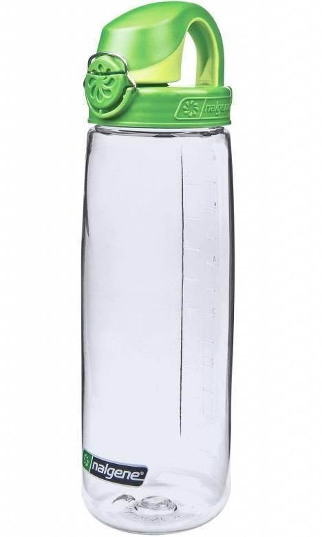 On The Fly Bottle - 710ml / 24oz - Clear with Green Cap 1