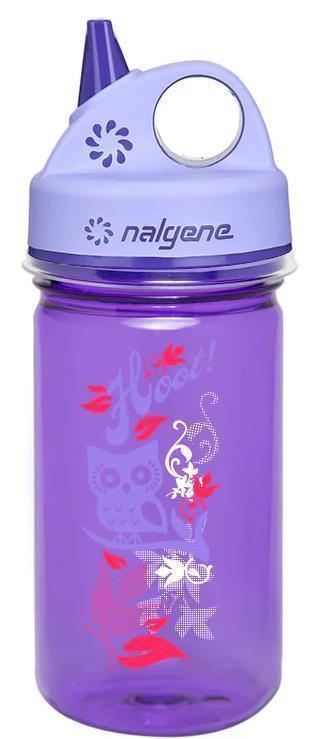 Sustain Grip n Gulp Childrens Cup - 350ml / 12oz - Purple with Hoot 1