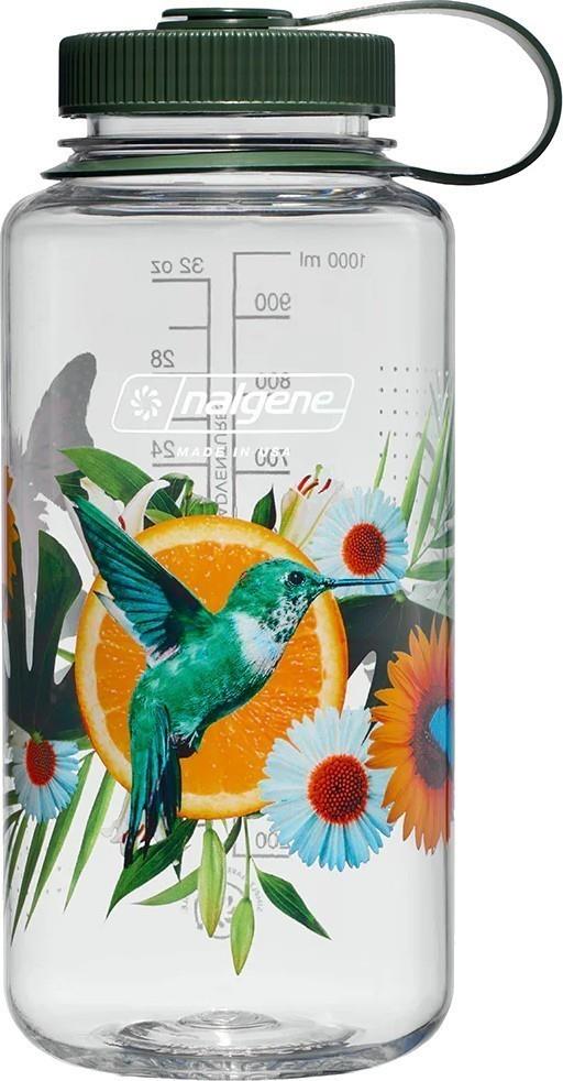 Sustain Wide Mouth Loop Top - 1L / 32oz - Prints - citrus hummingbird 1