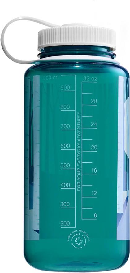 Sustain Wide Mouth Loop Top - 1L / 32oz - Prints - trout with landscape forest 1