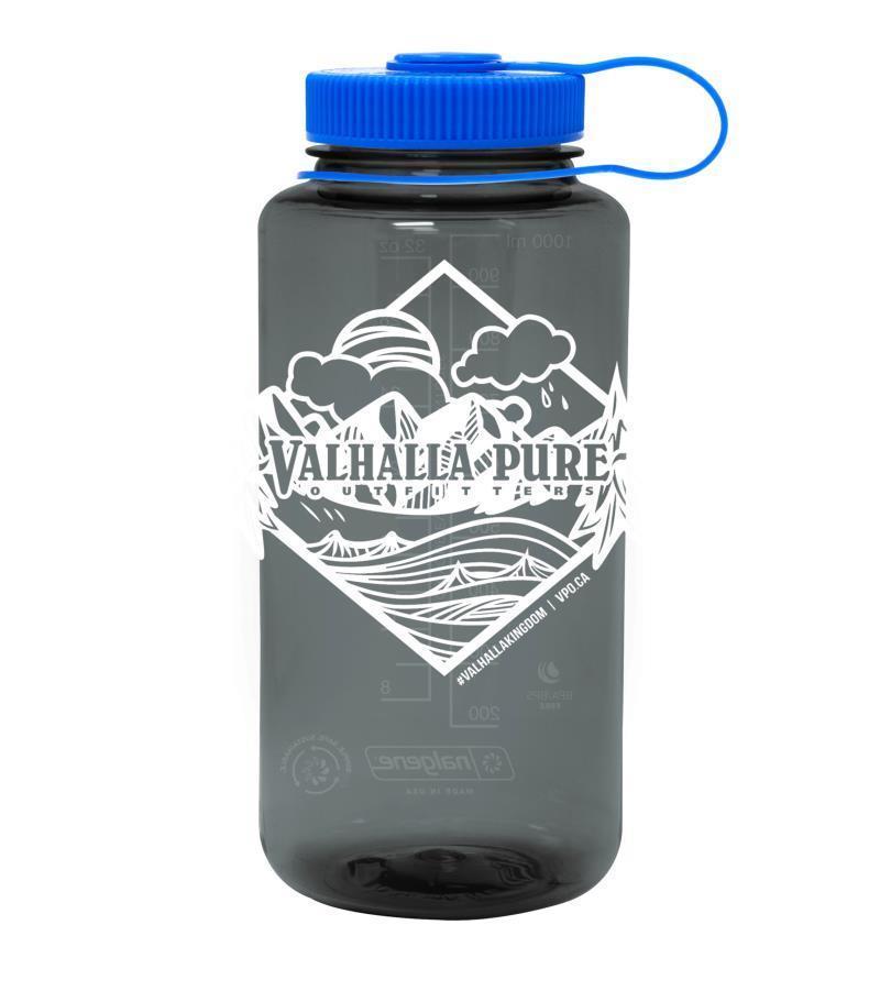 Sustain Wide Mouth Loop Top - 1L / 32oz - VPO Logo - smoke grey 1