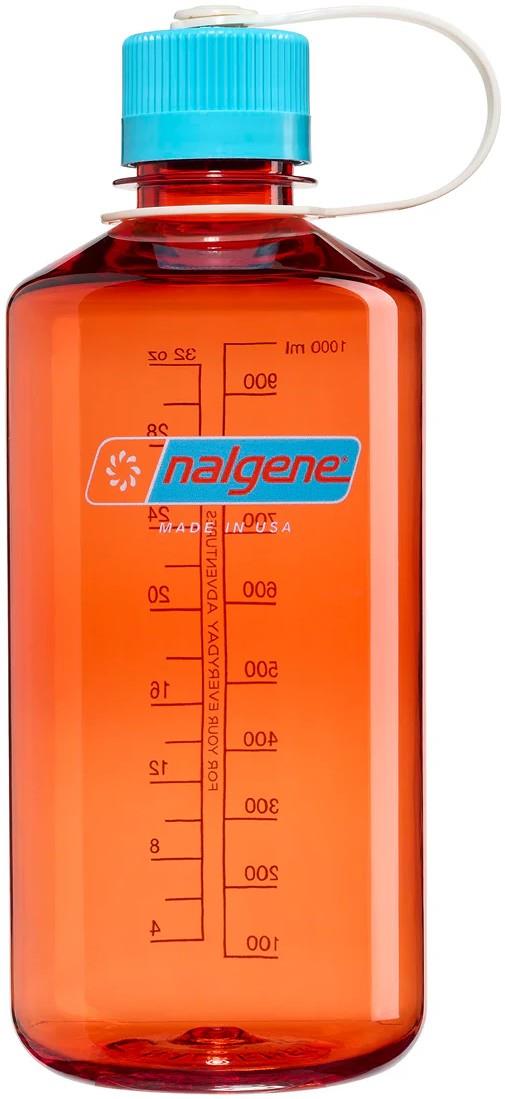 Thrill & Motion Narrow Mouth Loop Top - 1L / 32oz - flame with blue atoll 1