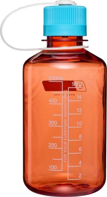 Thrill & Motion Narrow Mouth Loop Top - 500ml / 16oz - flame with blue atoll 1