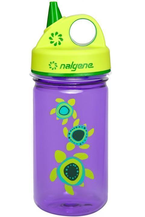 Tritan Grip n Gulp Childrens Cup - 350ml / 12oz - Purple with Sea Turtles 1