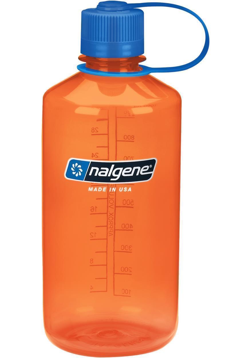 Tritan Narrow Mouth Loop Top Bottle - 1L / 32oz - Orange 1