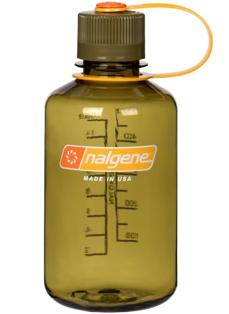 Tritan Narrow Mouth Loop Top Bottle - 500ml / 16oz - Olive 1