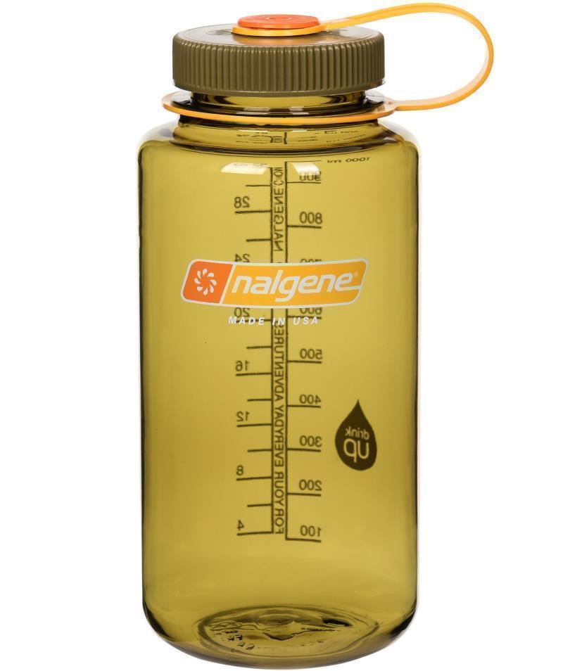 Tritan Wide Mouth Loop Top Bottle - 1L / 32oz - Olive 1