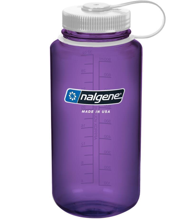 Tritan Wide Mouth Loop Top Bottle - 1L / 32oz - Purple 1