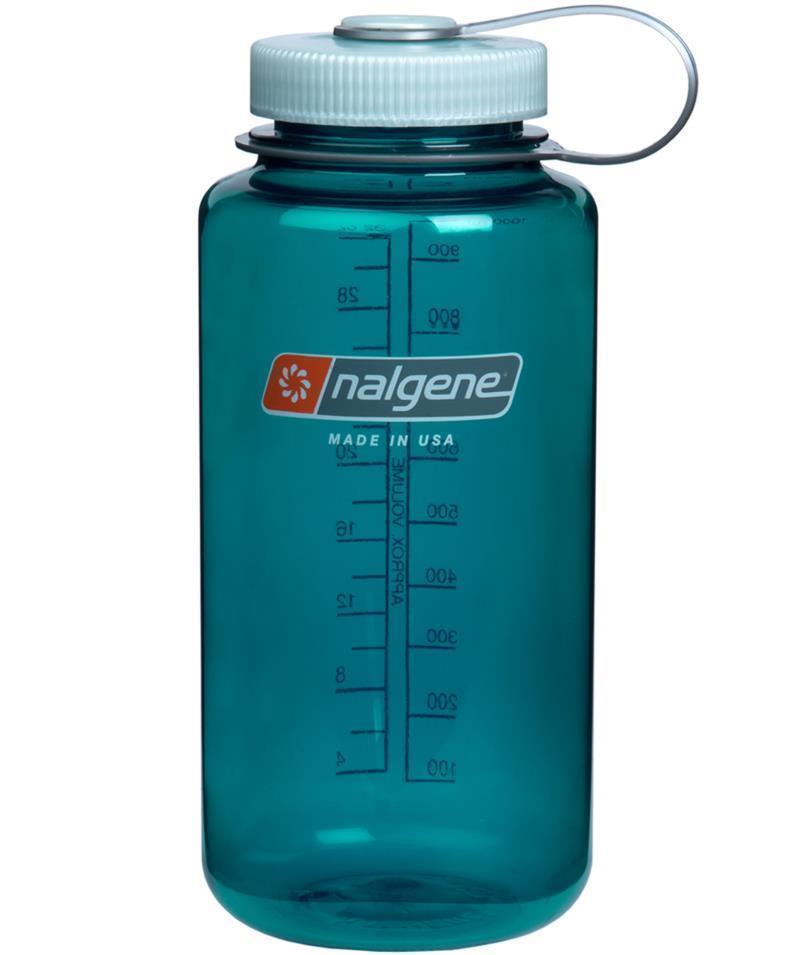 Tritan Wide Mouth Loop Top Bottle - 1L / 32oz - Trout Green 1