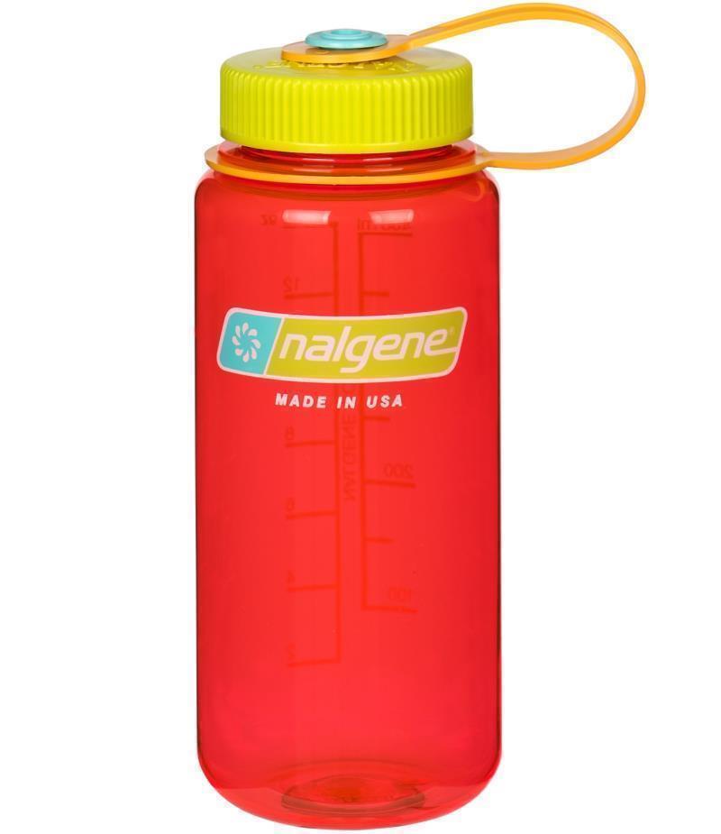 Tritan Wide Mouth Loop Top Bottle - 500ml / 16oz - Pomegranate 1