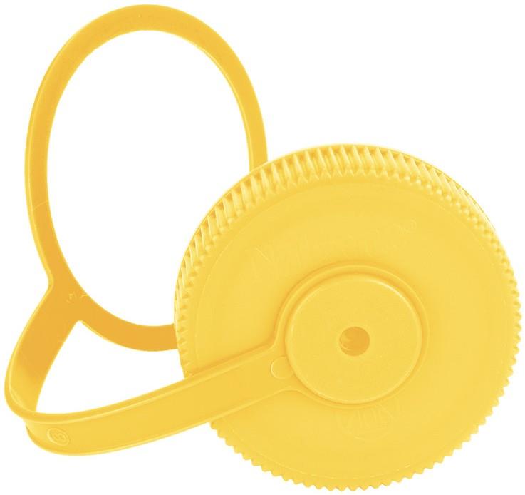 Wide Mouth Loop Top Cap - 1L / 32oz - yellow 1