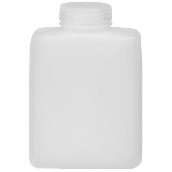 Wide Mouth Rectangular Bottle HDPE - 250ml / 8oz - Not Applicable 1