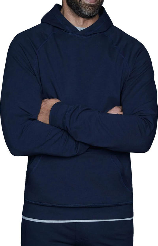 Bishop - Pullover Hoodie - Mens - navy 1