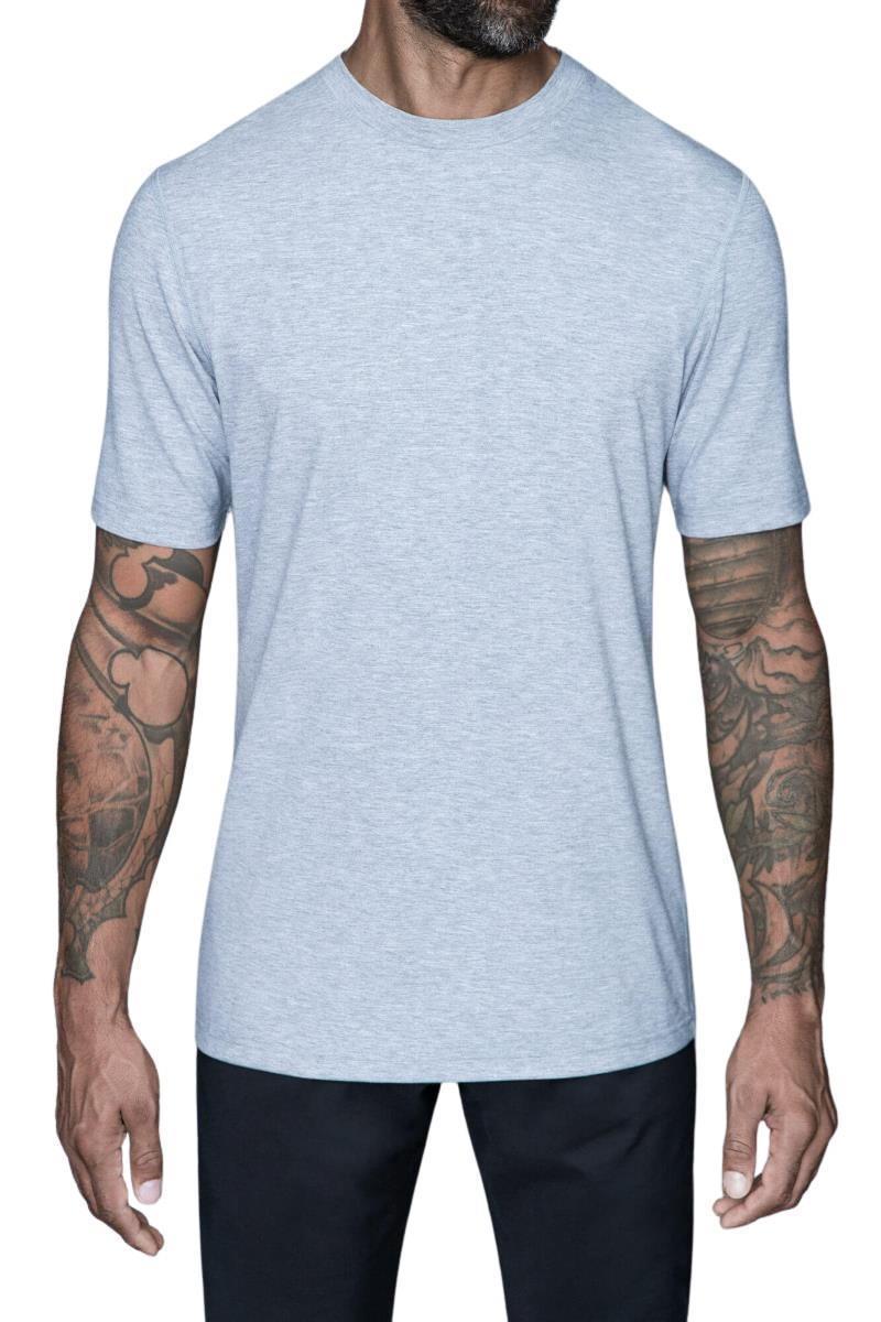 Crowe Corian Mix - Tall Crew Tee - Mens - light heather 1