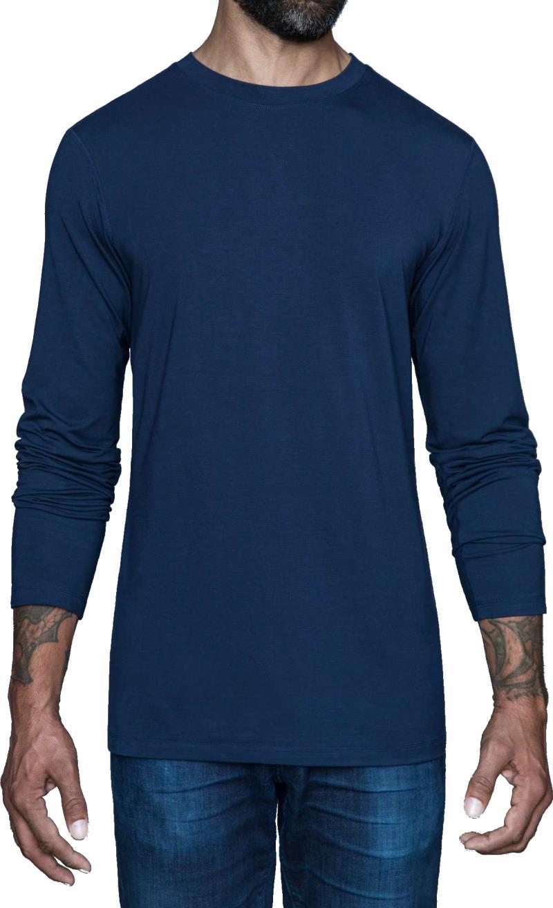 Mac - Crew LS Shirt - Mens - oxford blue 1