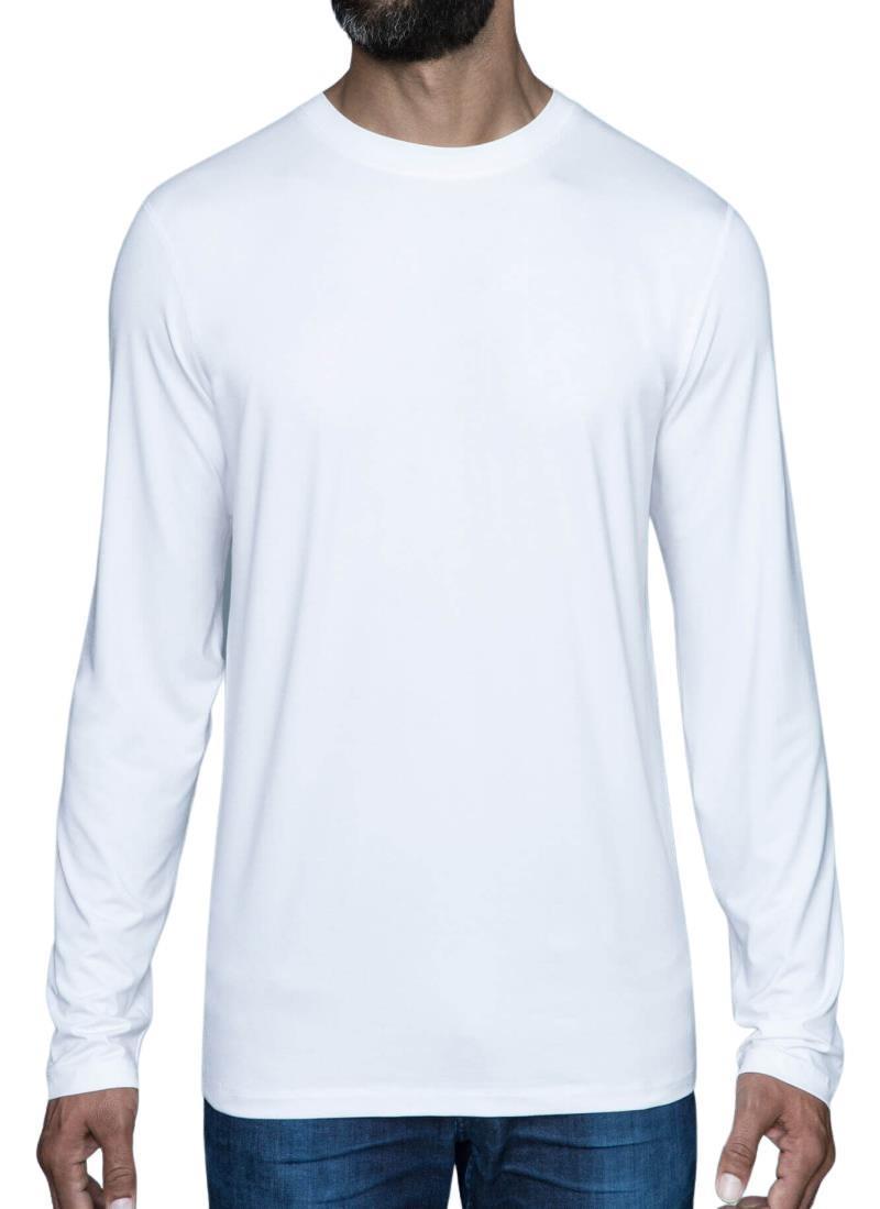 Mac - Crew LS Shirt - Mens - white 1