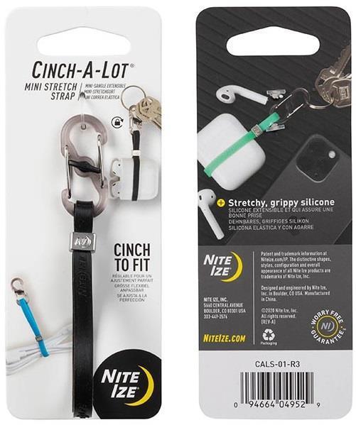 Cinch-A-Lot Mini Stretch Strap - black 1