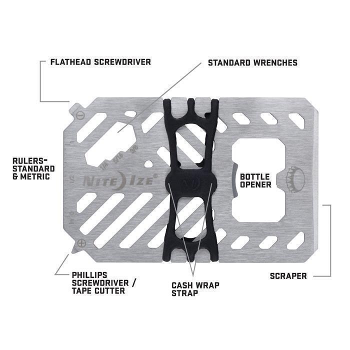 Financial Tool Multi Tool Wallet - stainless 1