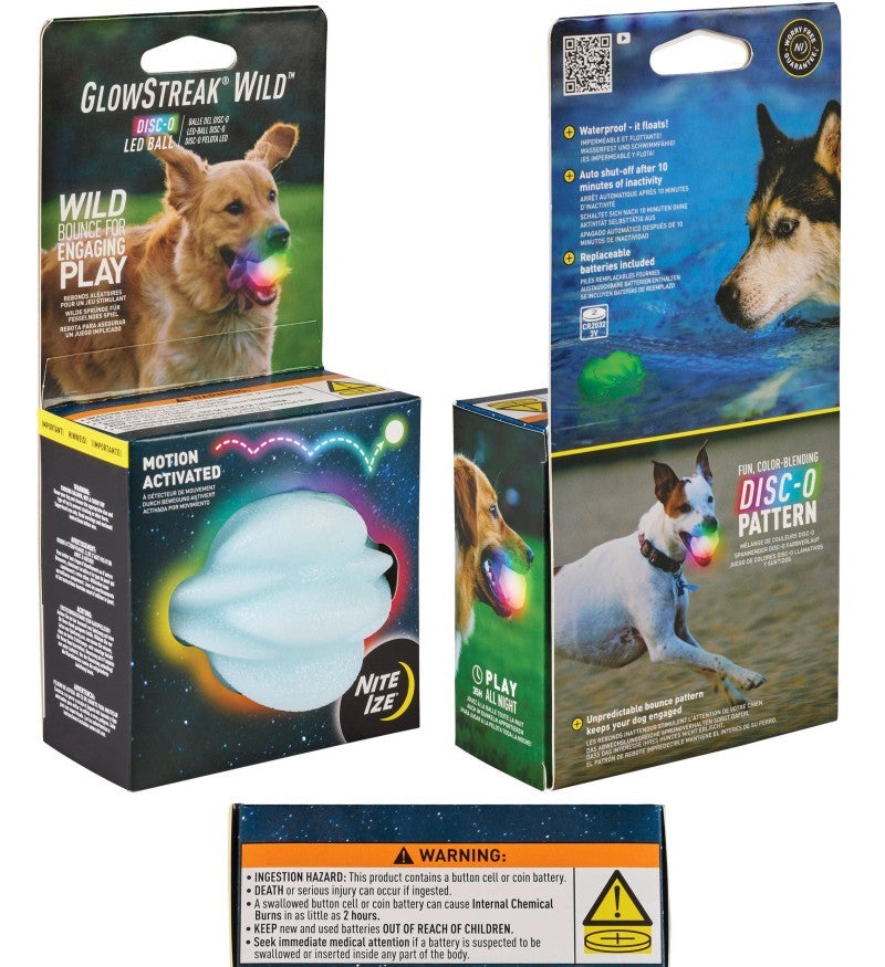 GlowStreak Wild LED Ball - Disc-O - not applicable 1