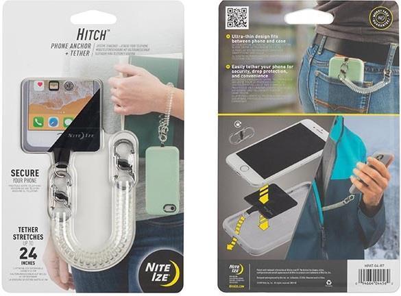 Hitch Phone Anchor + Tether - Clear 2