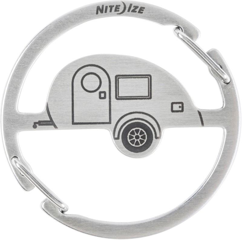 Medallion Key Carabiner - teardrop camper 1